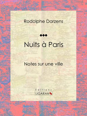 cover image of Nuits à Paris